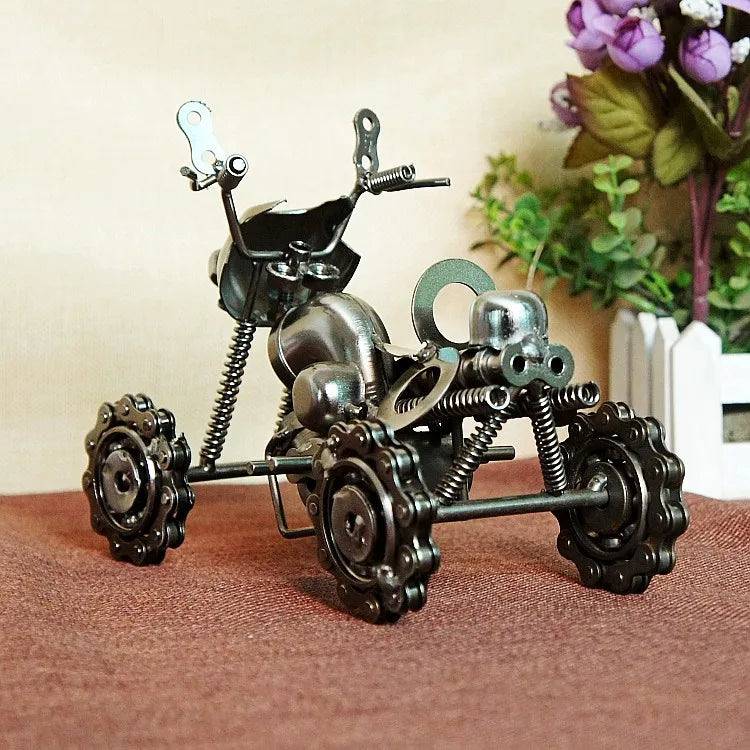 Coastal Thrill Beach Motorbike - Collectible Decor Home Decor Classic relicas retro vehicle models Unique antique Decorative car motorbike miniatures Designer tabletop table decor accessories tableware